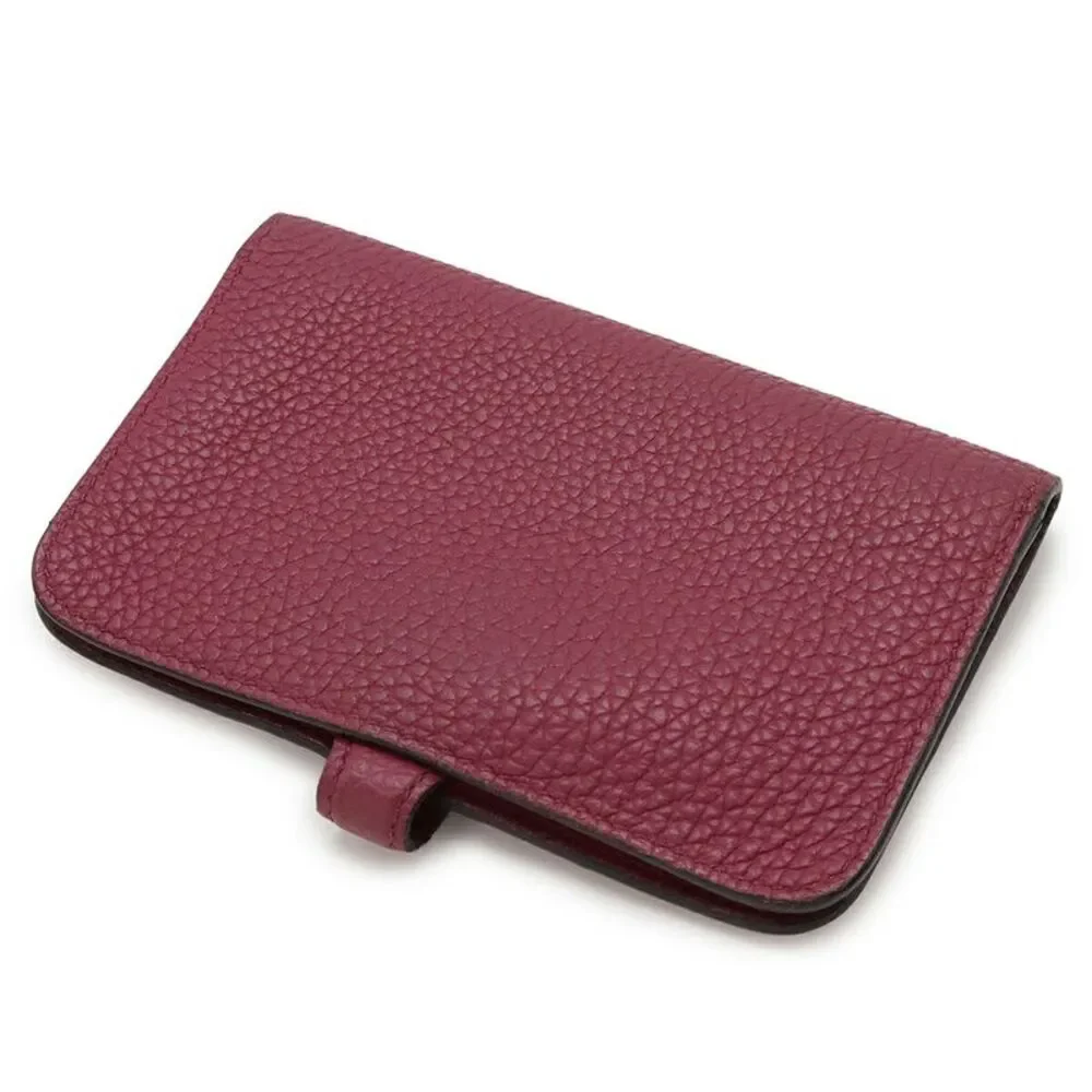 Hermes Dogon Key Case Leather Purple